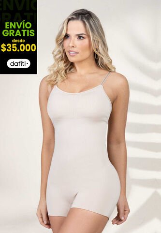 Enterizo Corto Mujer Beige FI 504 Formas Intimas