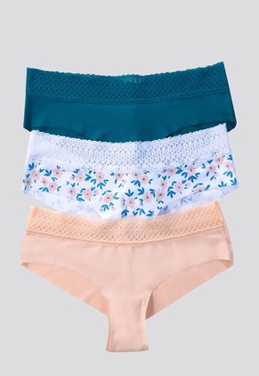 Cachetero Paq X3 Mujer Azul Petroleo FI 96631