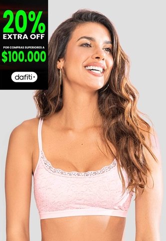 Top Mujer Rosa Fi 115318 Formas Intimas