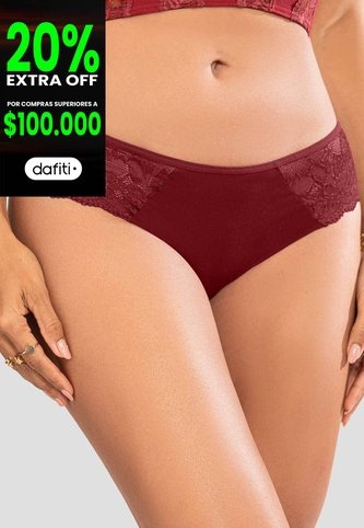 Cachetero Paq X3 Mujer Multicolor Fi 115303 Formas Intimas