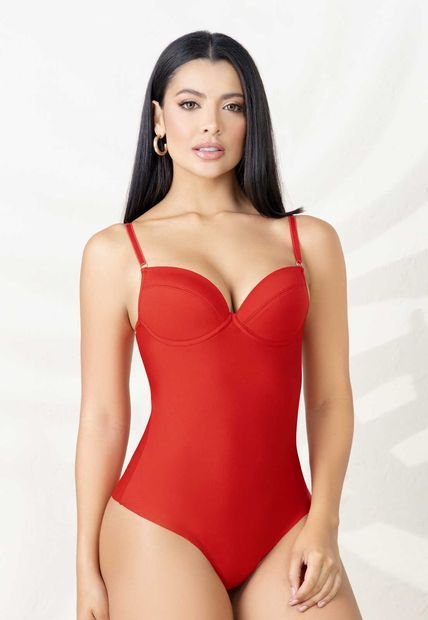 Body Mujer Rojo FI 498