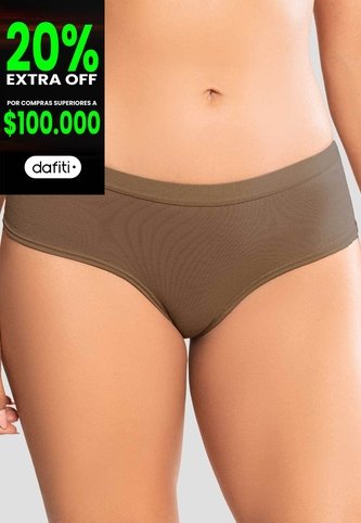 Cachetero Paq X3 Mujer Multicolor Fi 9806 Formas Intimas