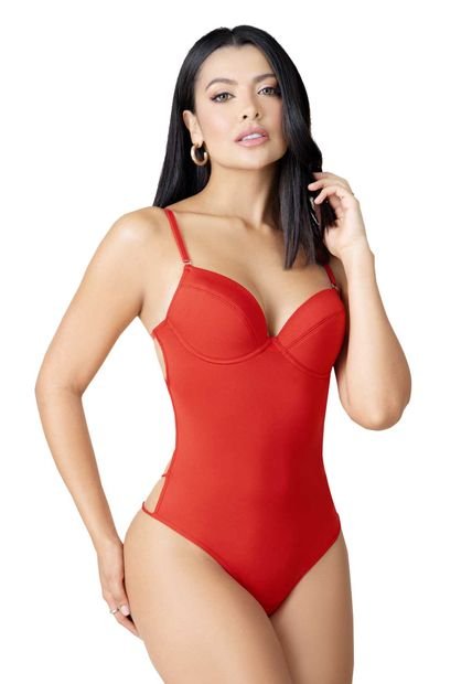 Body Mujer Rojo FI 9144