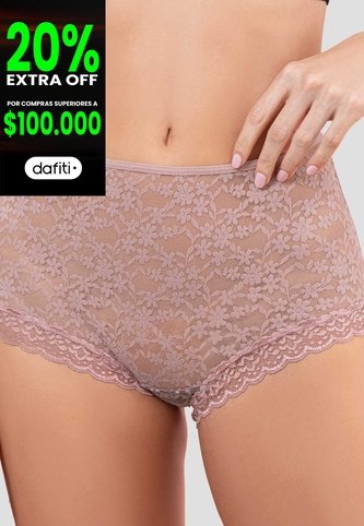 Cachetero Paq X2 Mujer Rosado-Azul Fi 114605 Formas Intimas