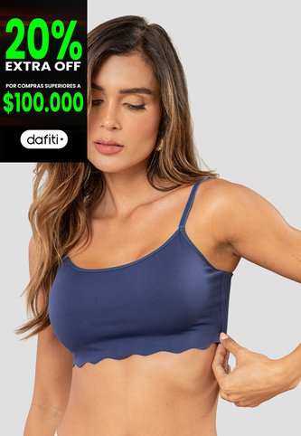 Top Mujer Azul Profundo Fi 100023 Formas Intimas