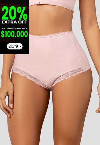 Panty Paq X2 Mujer Bicolor Fi 114113 Formas Intimas
