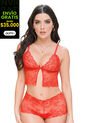 Pijama Mujer Rojo FI 101912 de Formas Intimas