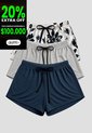 Short Paq X3 Mujer Multicolor Fi 112360 de Formas Intimas
