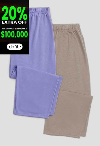 Capri Paq X2 Mujer Bicolor Fi 6283 Formas Intimas
