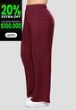 Pantalón Sudadera Mujer Vinotinto Fi 7338 de Formas Intimas