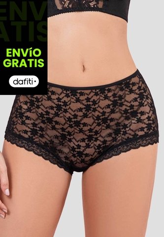 Cachetero Paq X2 Mujer Negro-Mora Fi 114605 Formas Intimas