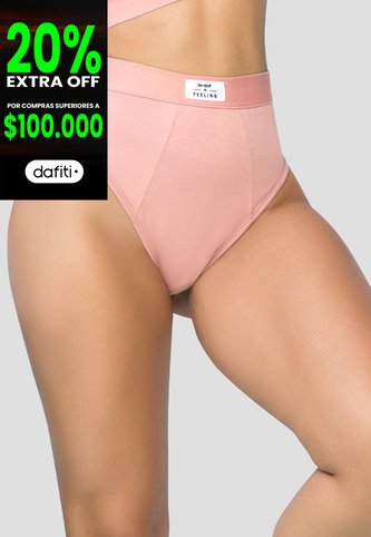 Panty Mujer Rosa Polvo Fi 101531 Formas Intimas