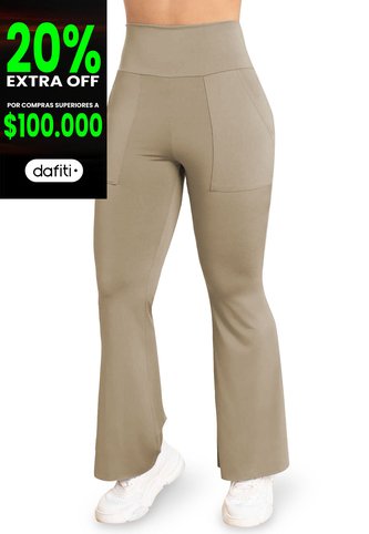 Pantalón Mujer Taupe Fi 2601 Formas Intimas