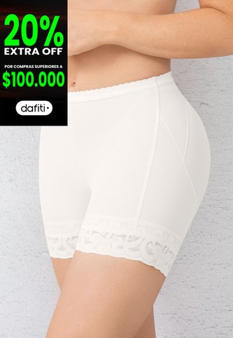 Short Levanta Cola Mujer Beige FI 105326 Formas Intimas