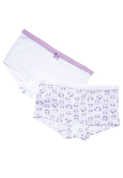 Bóxer Paq X2 Infantil Lila FI