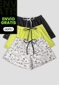 Short Paq X3 Mujer Multicolor Fi 113040 de Formas Intimas