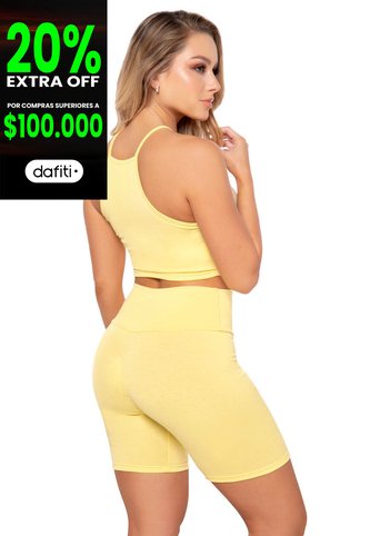 Multiusos Mujer Amarillo Fi 9471 Formas Intimas