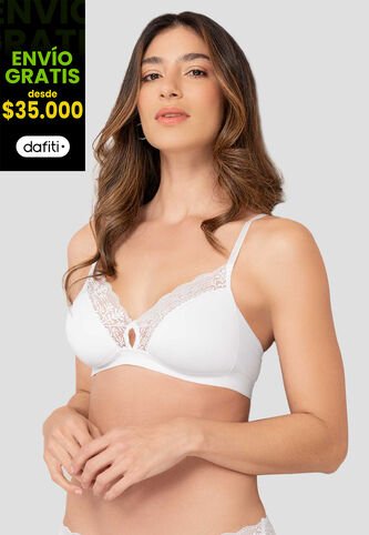 Brasier Mujer Blanco FI 101526 Formas Intimas