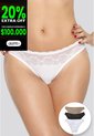 Panty Mujer Blanco FI 96634 de Formas Intimas
