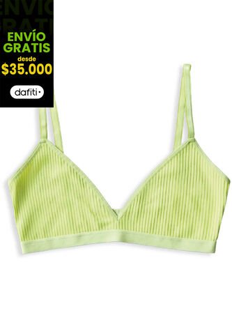 Top Mujer Verde Limón FI 1628 Formas Intimas