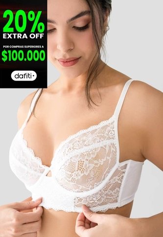Brasier Mujer Blanco Fi 115480 Formas Intimas