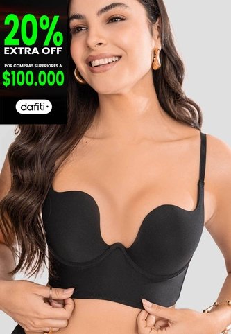 Bustier Mujer Negro Fi 115319 Formas Intimas