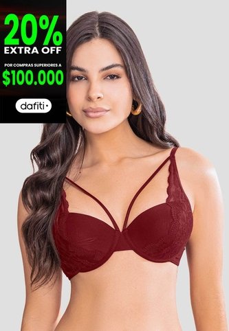 Brasier Mujer Merlot Fi 112108 Formas Intimas