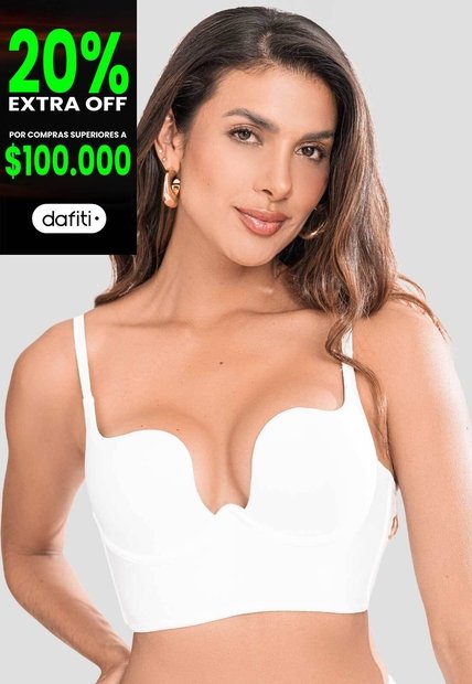 Bustier Mujer Blanco Fi 115319