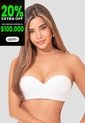 Brasier Mujer Blanco Fi 112534 de Formas Intimas