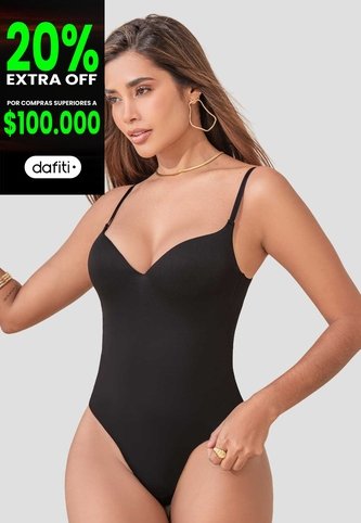 Body Mujer Negro Fi 114957 Formas Intimas