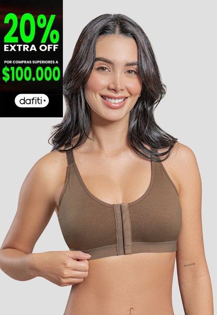 Brasier Mujer Chocolate Fi 76148