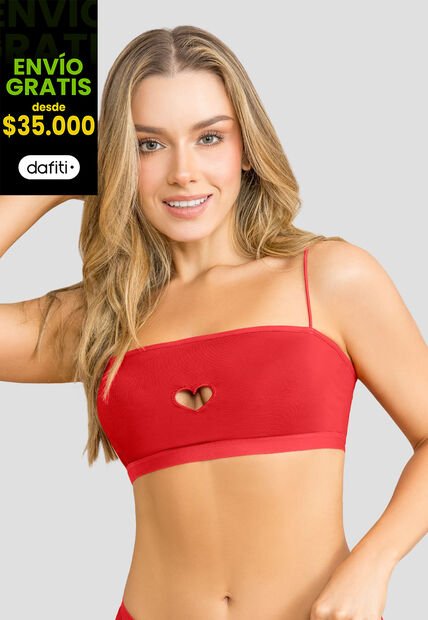 Top Mujer Rojo Fi 111904