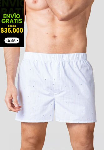 Bóxer Hombre Estampado Azul Bebé  Fi 110761 Formas Intimas