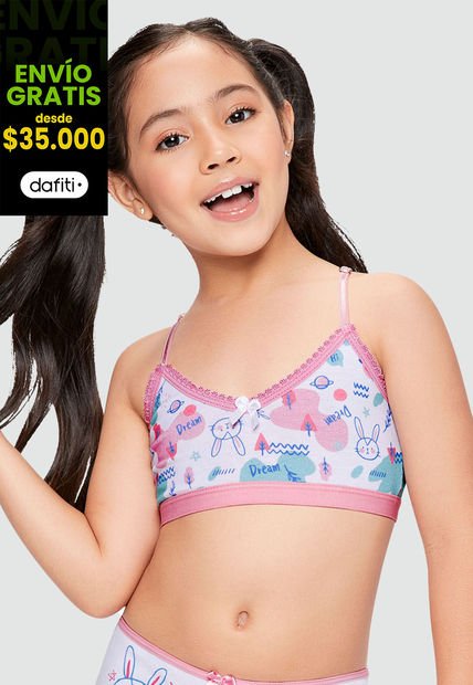 Top Paq X2 Infantil Rosado FI 87471