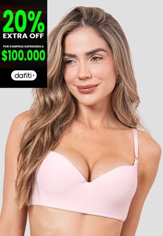 Brasier Mujer Rosa Fi 114601 Formas Intimas