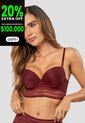 Brasier Mujer Merlot Fi 114110 de Formas Intimas