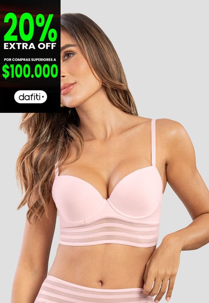 Brasier Mujer Rosa Fi 114110