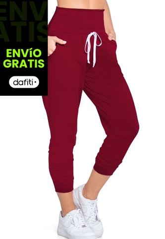 Pantalón Sudadera Mujer Vinotinto FI 77393 Formas Intimas
