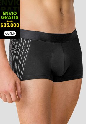 Bóxer Hombre Negro Fi 110770