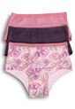 Panty Paq X3 Adulto Estampado /Paloro,O/ Berengena Fi 92475 de Formas Intimas