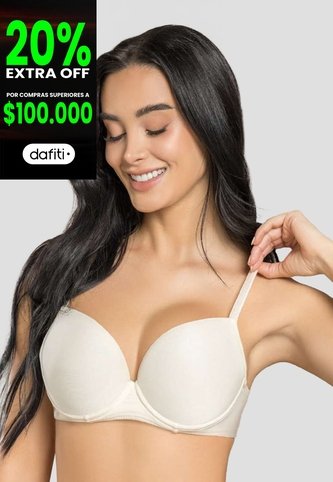 Brasier Mujer Crema Fi 112102 Formas Intimas