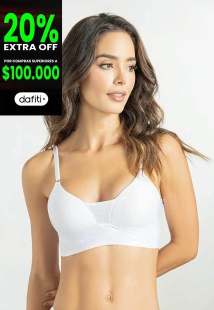 Brasier Mujer Blanco Fi 107101