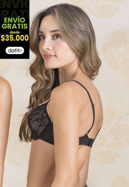 Bralette Mujer Negro FI 103066