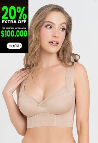 Brasier Mujer Beige Fi 104686 Formas Intimas