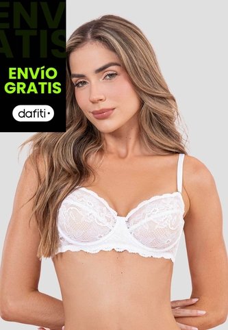 Brasier Mujer Blanco Fi 114603 Formas Intimas