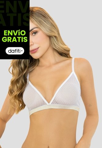 Bralette Mujer Blanco Fi 112786 Formas Intimas