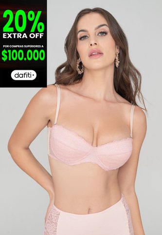 Brasier Mujer Rosa FI 103349 Formas Intimas