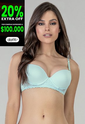 Brasier Mujer Cristal FI 3109