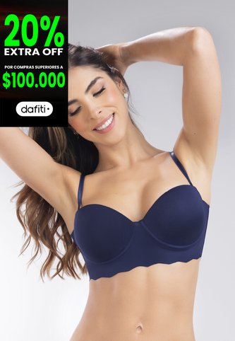 Brasier Mujer Azul Navy FI 90999 Formas Intimas