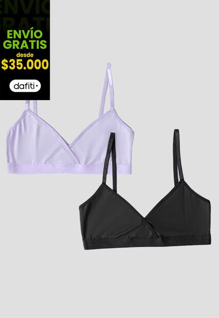 Top Paq X2 Mujer Multicolor Fi 4590